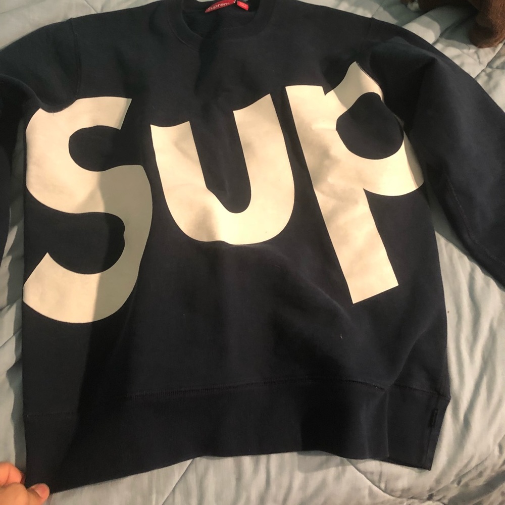 Supreme crew neck sweater
